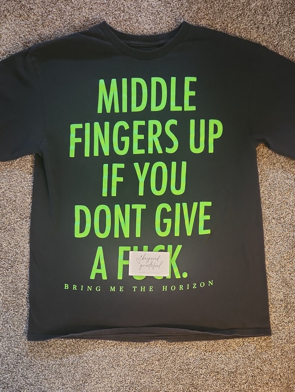 Bring Me The Horizon - Short Sleeve Tee - Size Medium? Pit To Pit Approx 20 In.